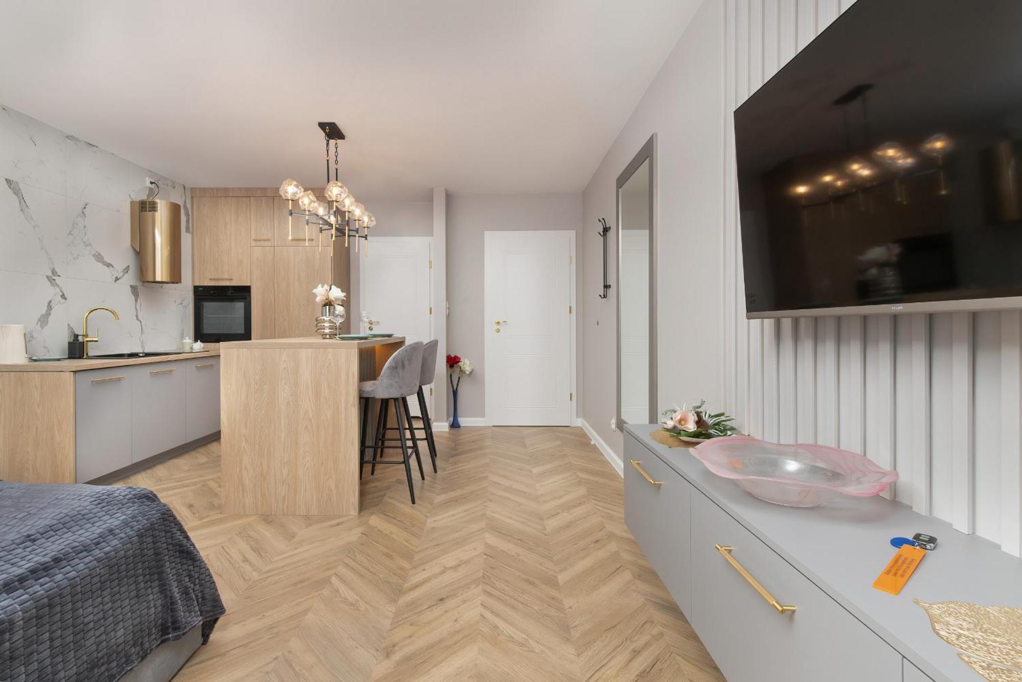 Elegant Studio For 2 People In Gdansk By Noclegi Renters Kültér fotó