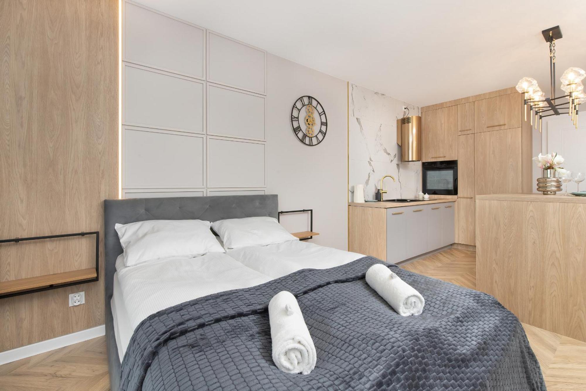 Elegant Studio For 2 People In Gdansk By Noclegi Renters Kültér fotó